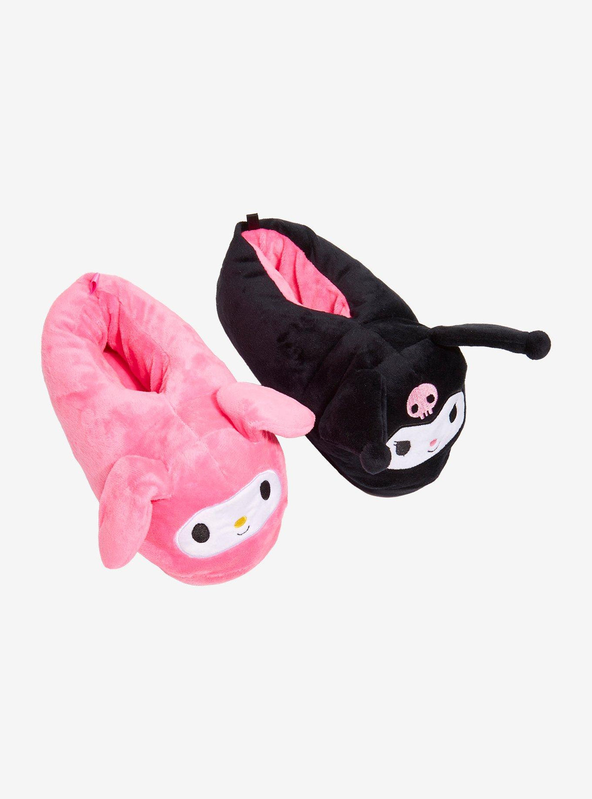 Pantuflas de peluche Kuromi y My Melody con orejas móviles