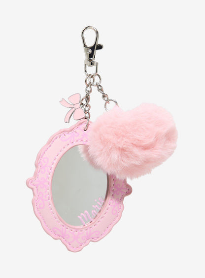 Llavero pom pom con espejo de Marie The Aristocats