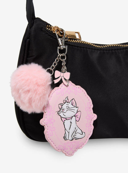 Llavero pom pom con espejo de Marie The Aristocats