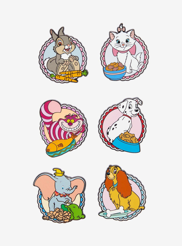 Pin esmaltado Disney Animales y Comida Blind Box