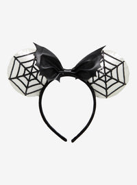 Orejas con lentejuelas y telarañas de Minnie Mouse