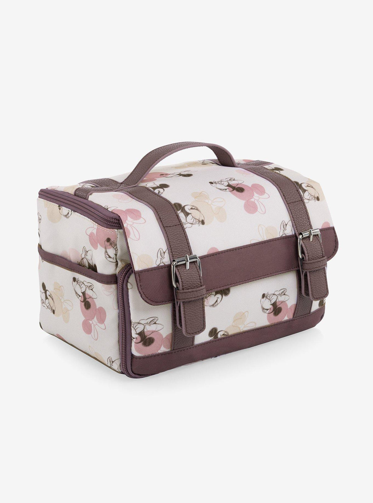Lonchera térmica de Minnie Mouse beige y rosa vintage