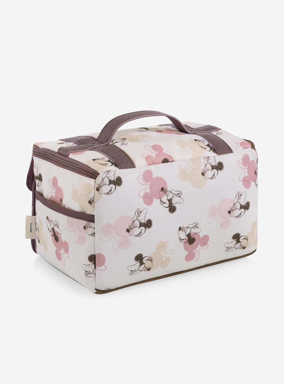 Lonchera térmica de Minnie Mouse beige y rosa vintage