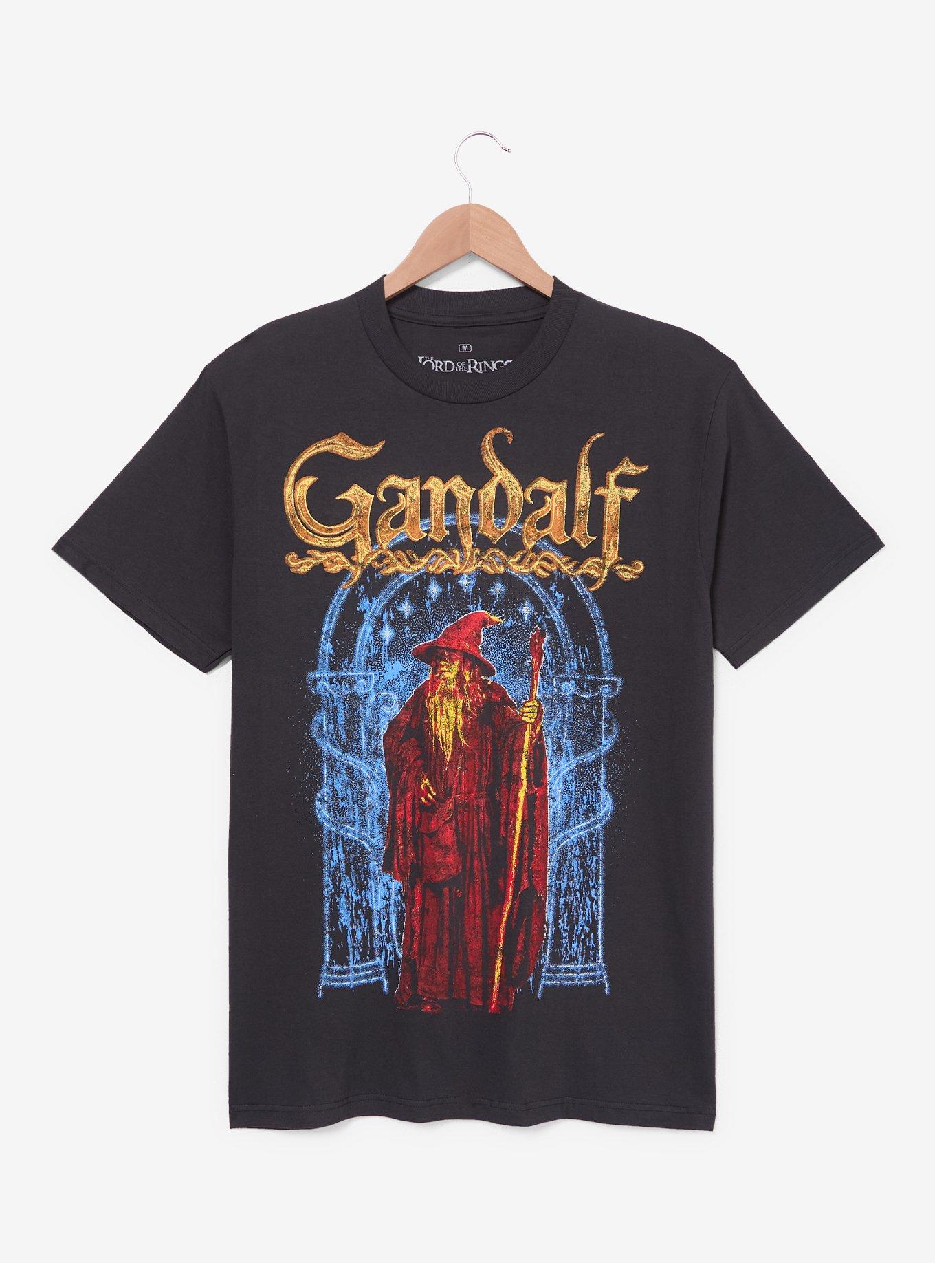 Polera The Lord of the Rings con retrato de Gandalf