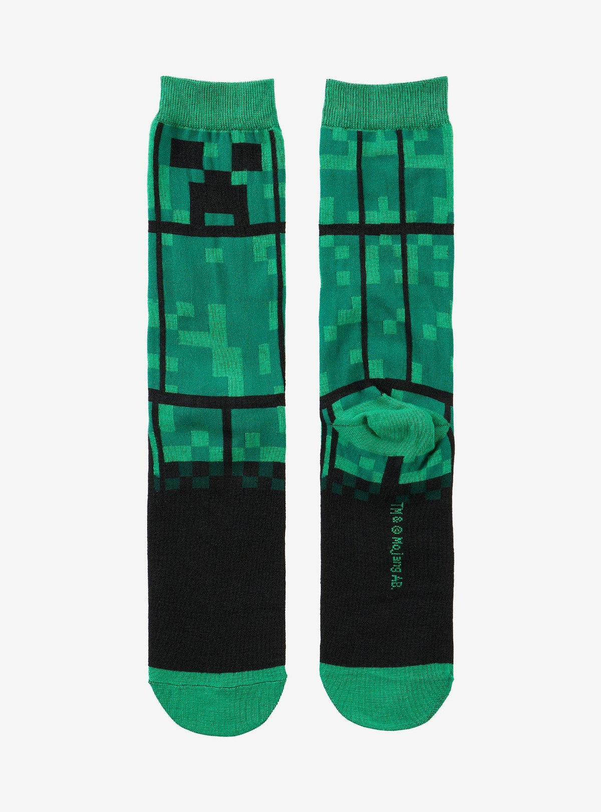 Calcetines Minecraft Creeper de media caña