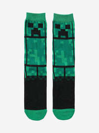 Calcetines Minecraft Creeper de media caña
