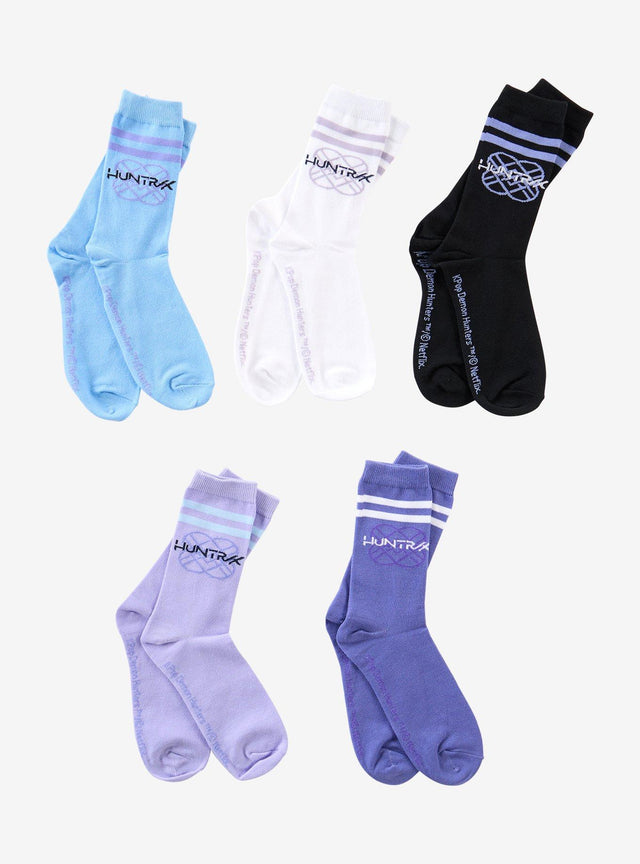 Calcetines HUNTR/X de KPop Demon Hunters, 5 pares