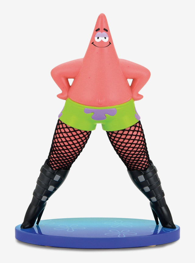 Figura de Patrick Star con medias de red