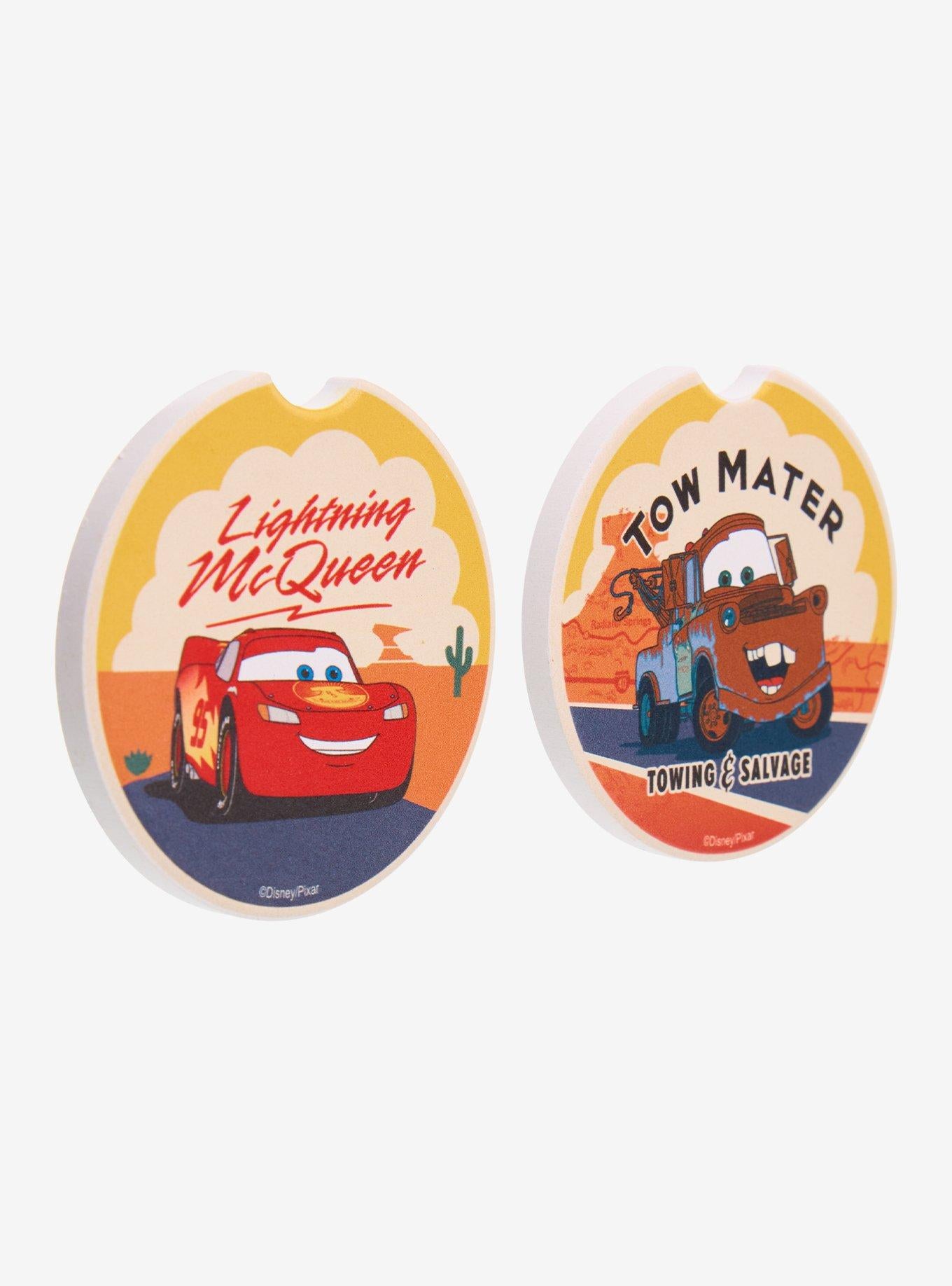 Set de posavasos Cars Lightning McQueen y Mater