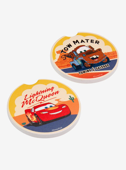 Set de posavasos Cars Lightning McQueen y Mater