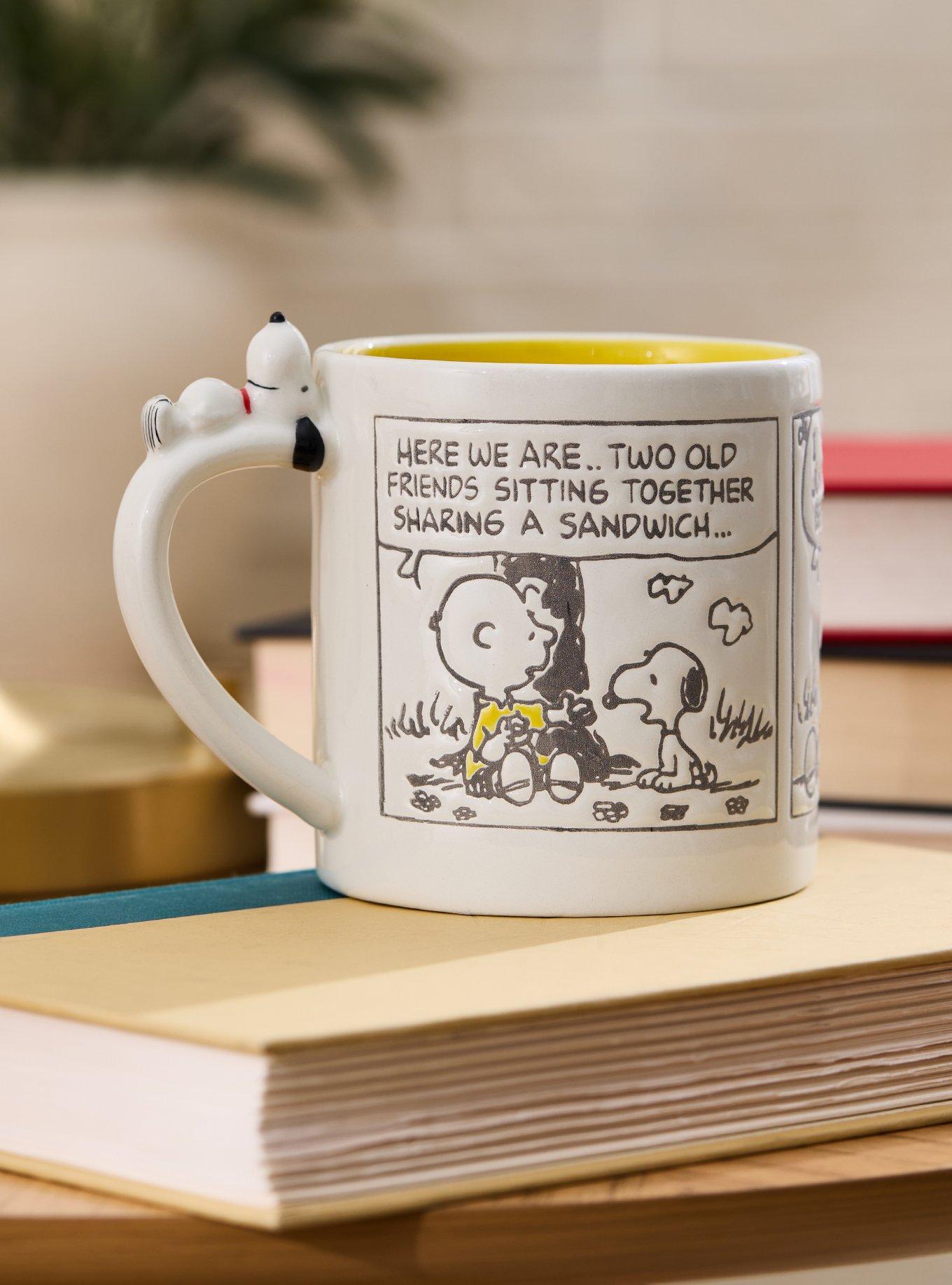 Tazón Snoopy de Peanuts con diseño de tira cómica