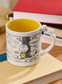 Tazón Snoopy de Peanuts con diseño de tira cómica