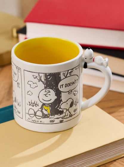Tazón Snoopy de Peanuts con diseño de tira cómica