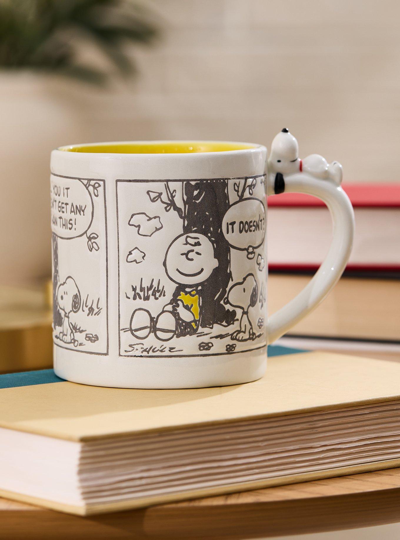 Tazón Snoopy de Peanuts con diseño de tira cómica