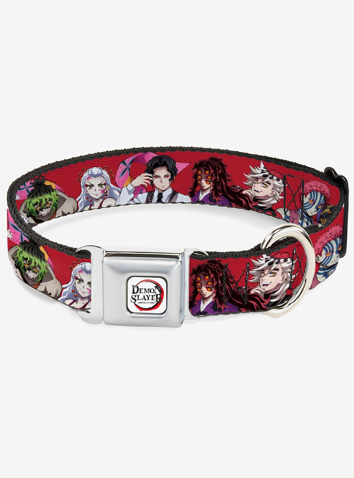 Demon Slayer: Collar rojo para perro con hebilla de seguridad
