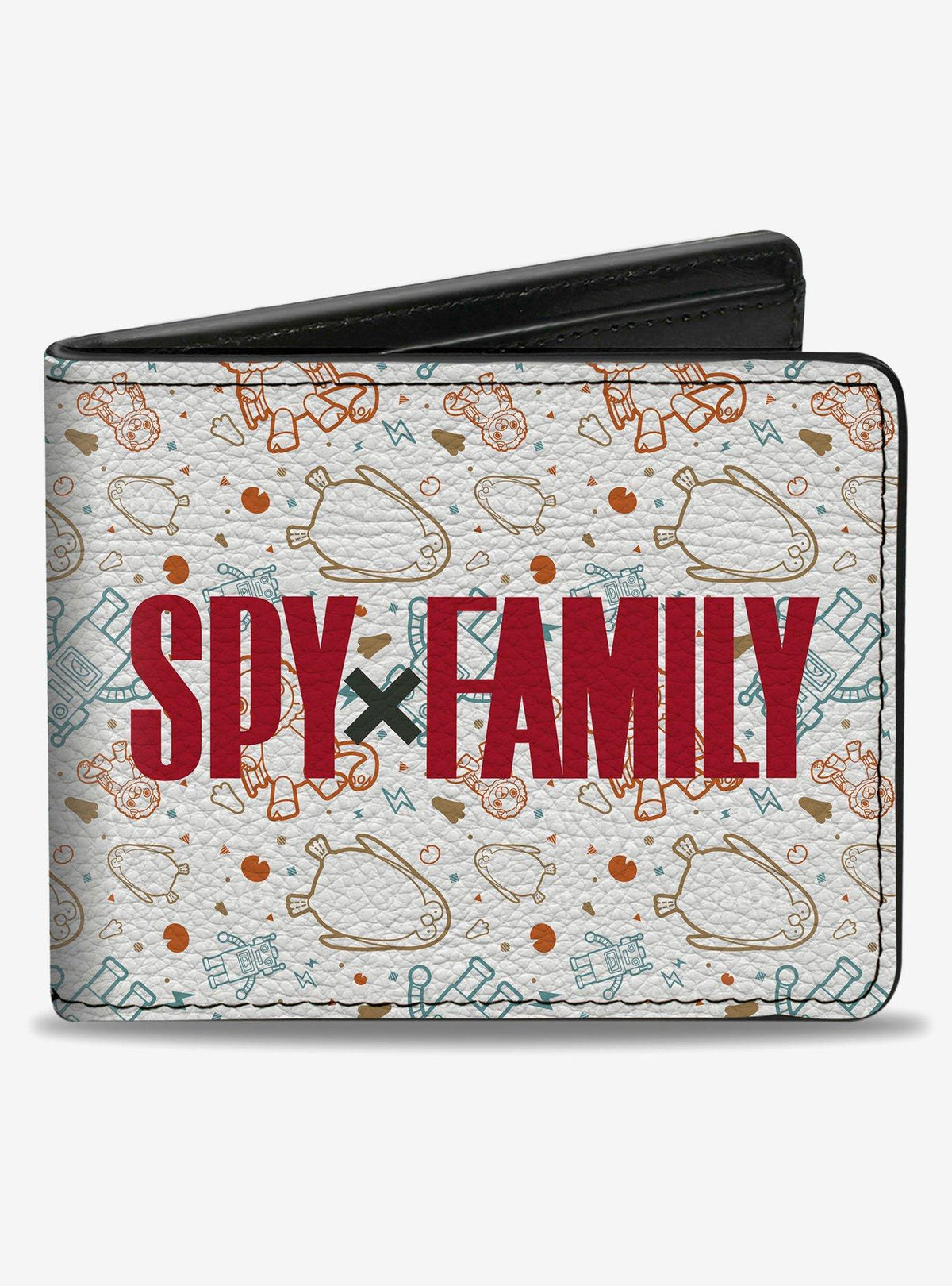 Billetera Spy x Family con íconos de Anya