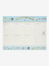 Planificador semanal de escritorio Sanrio Hello Kitty y amigos