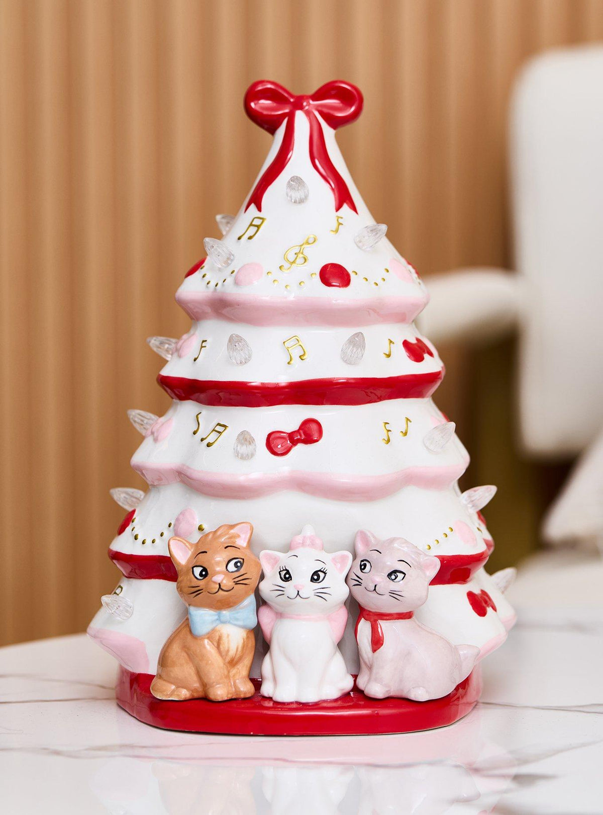 Árbol decorativo con luz de The Aristocats
