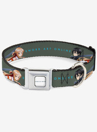 Collar para perro Sword Art Online de Kirito y Asuna