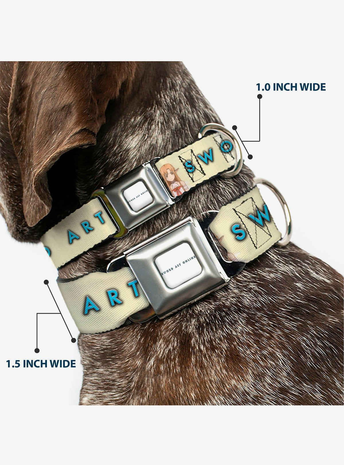 Collar para perro con hebilla de cinturón de Asuna Yuuki