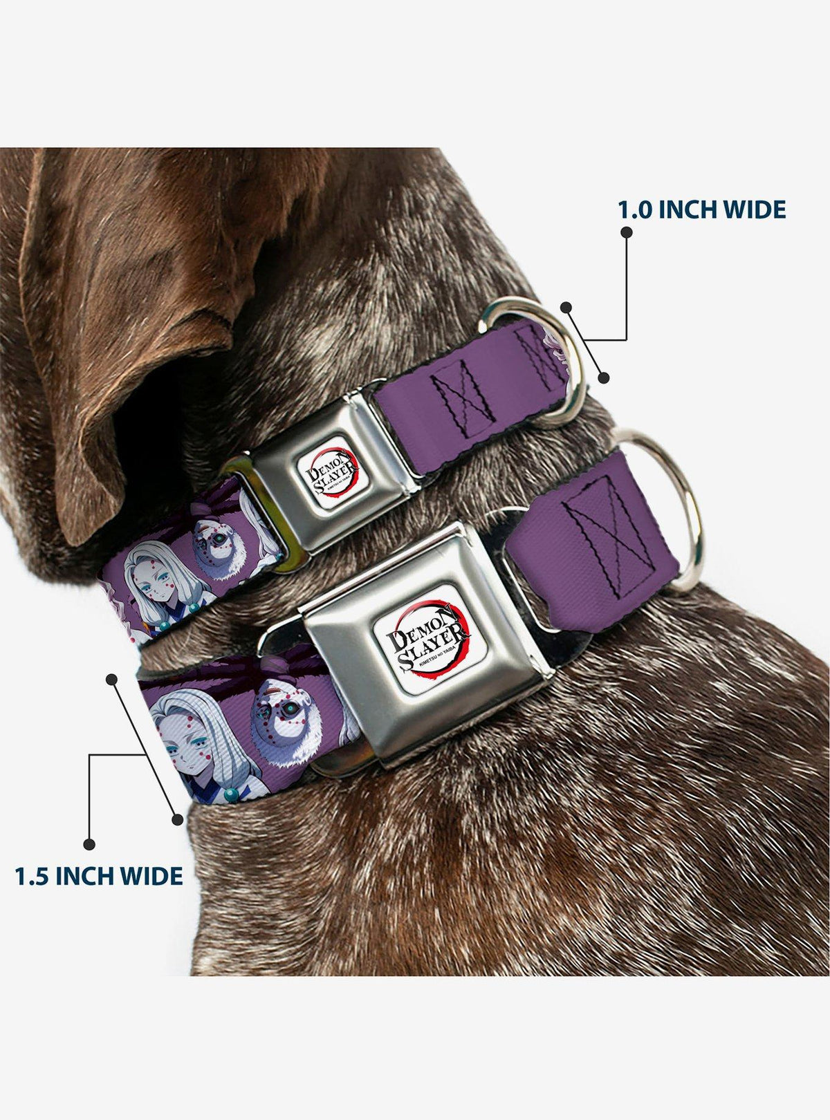 Collar para perro Demon Slayer con hebilla de cinturón