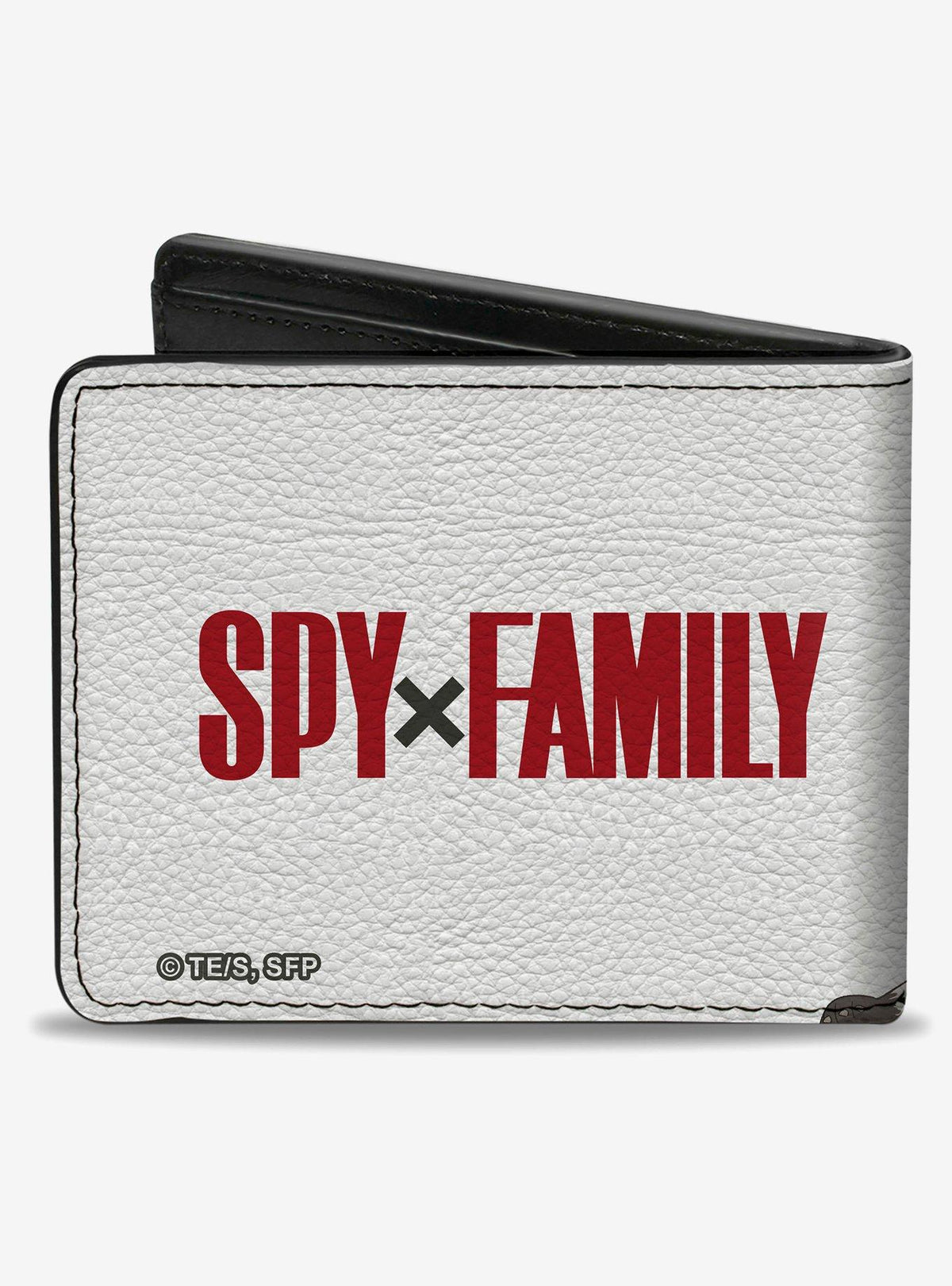 Billetera roja Spy x Family con la familia Forger