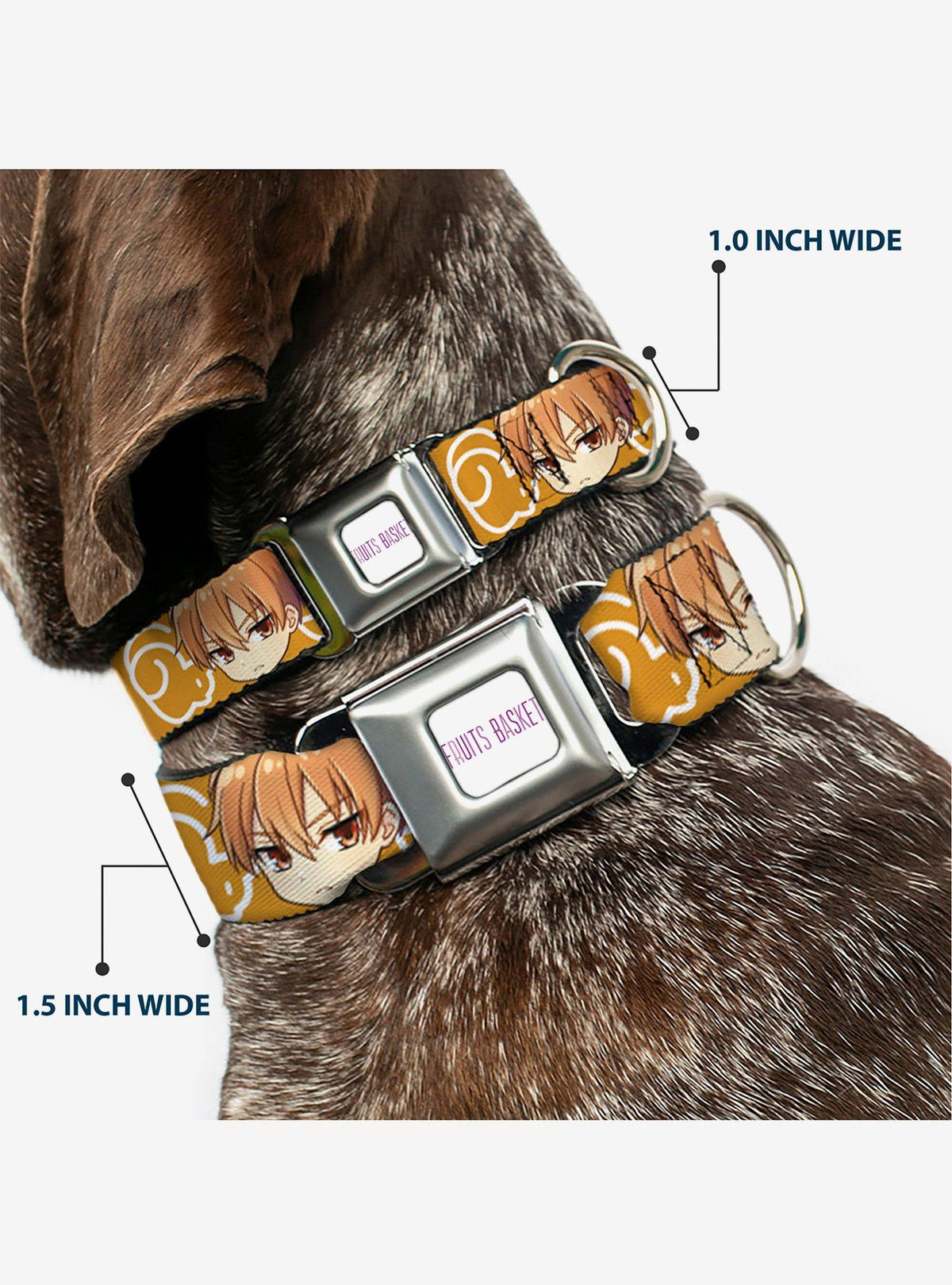 Collar para perro Fruits Basket: Kyo chibi y gato con kimono