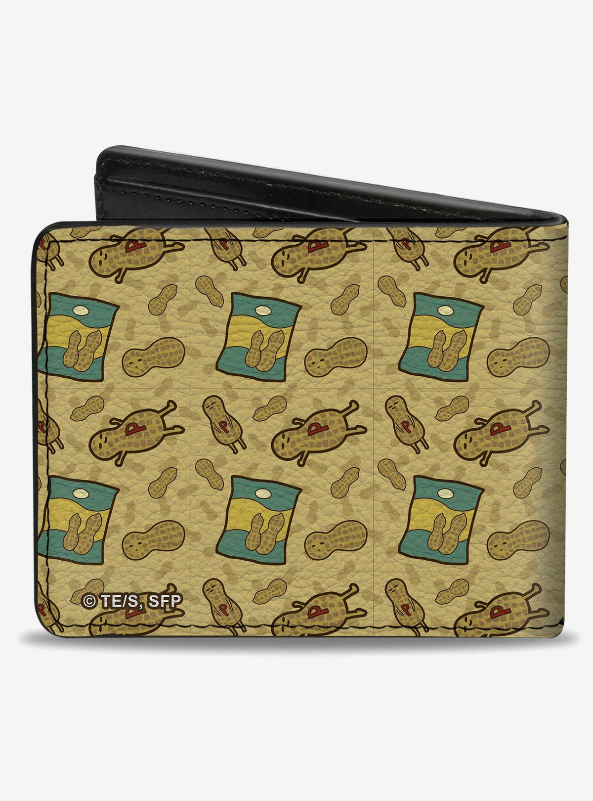 Billetera plegable Spy x Family con diseño de maníes