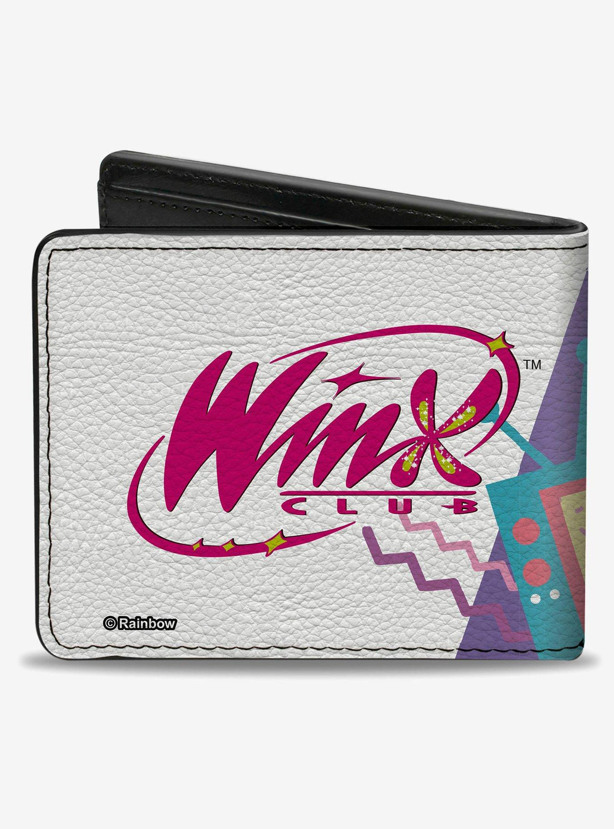 Billetera plegable Winx Club con personajes y logo