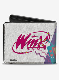 Billetera plegable Winx Club con personajes y logo