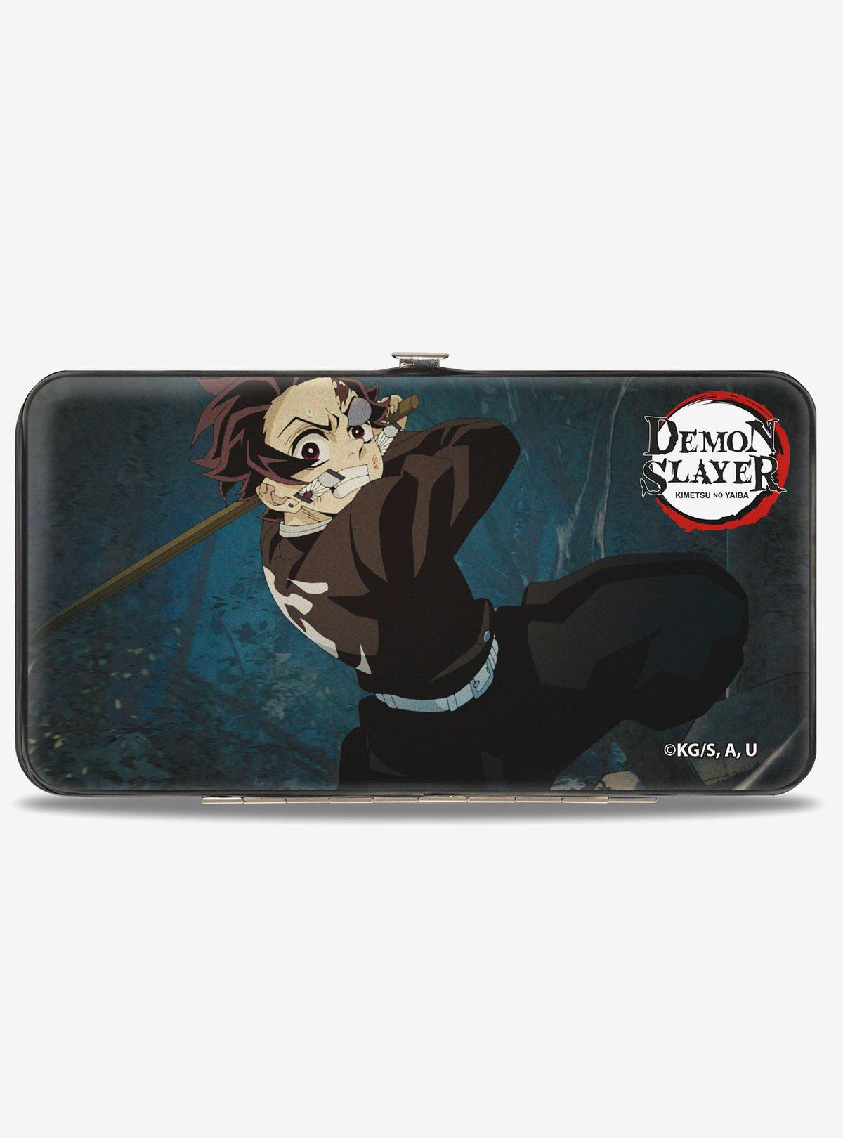 Billetera abatible Demon Slayer de Tanjiro y Obanai