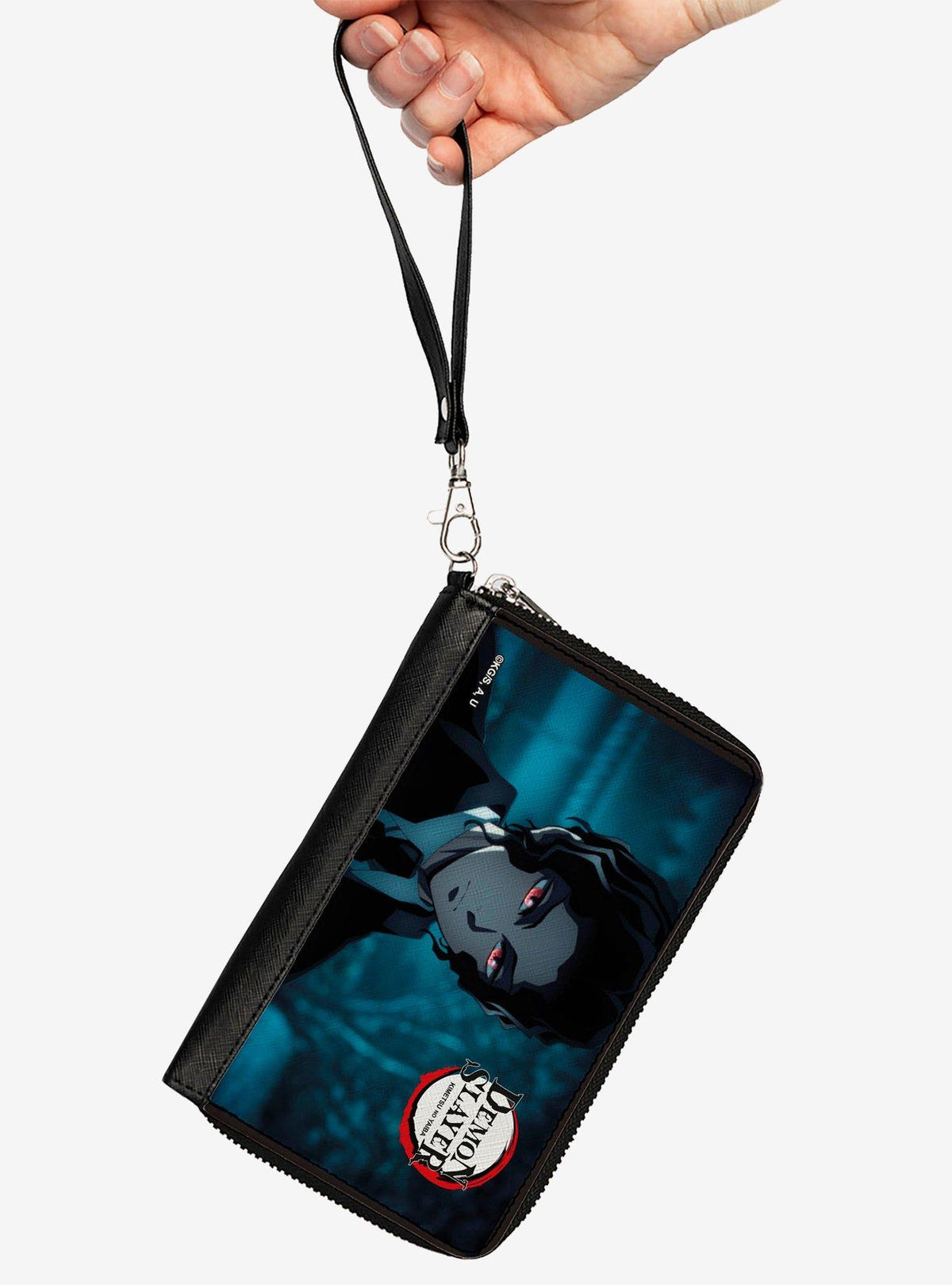 Billetera Demon Slayer con diseño de Muzan Kibutsuji