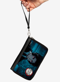 Billetera Demon Slayer con diseño de Muzan Kibutsuji