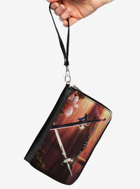 Billetera Sword Art Online con cierre y correa