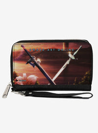 Billetera Sword Art Online con cierre y correa