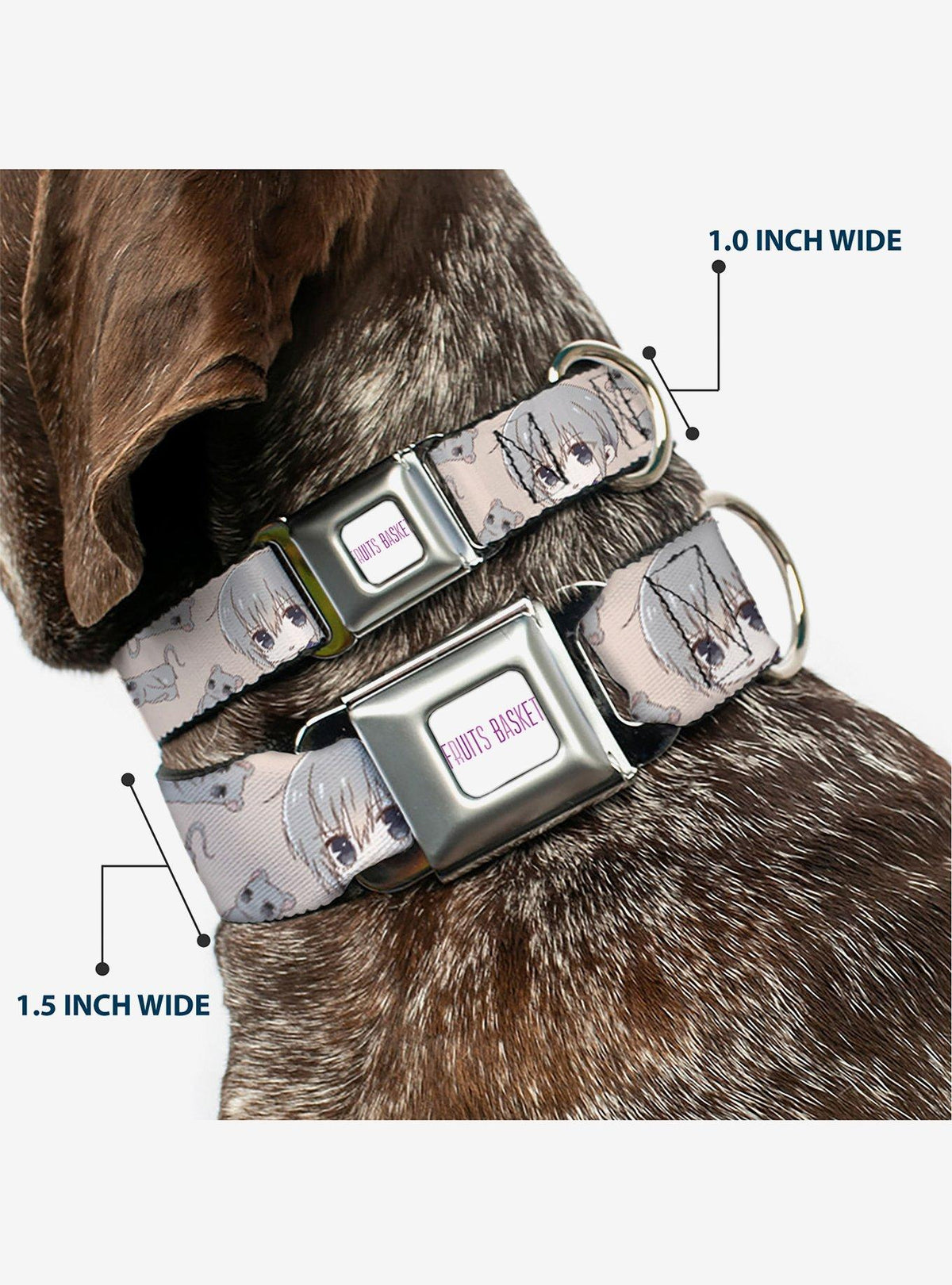 Collar para perro de Fruits Basket con Yuki y la Rata