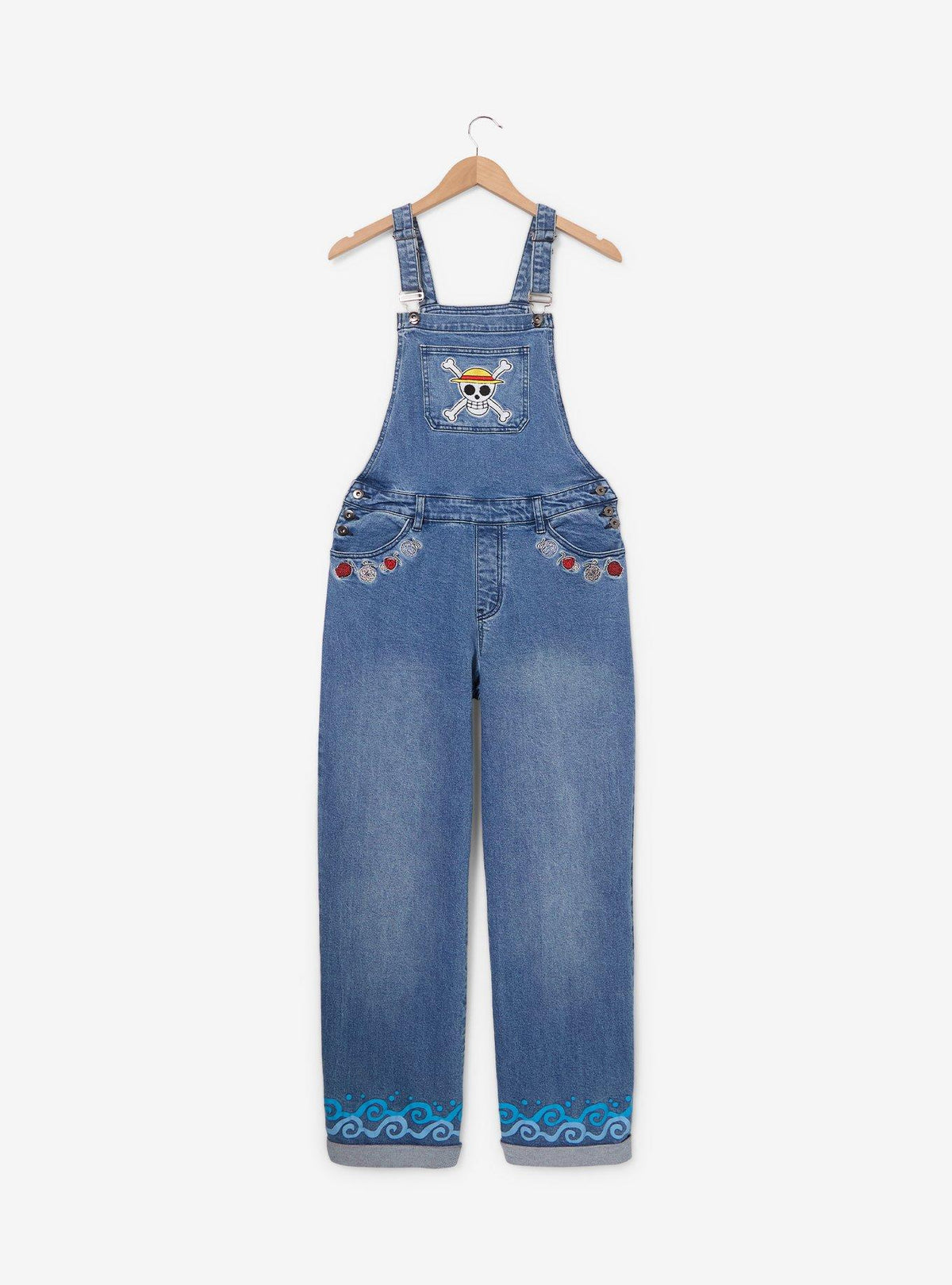 Jardinera de mezclilla One Piece para mujer