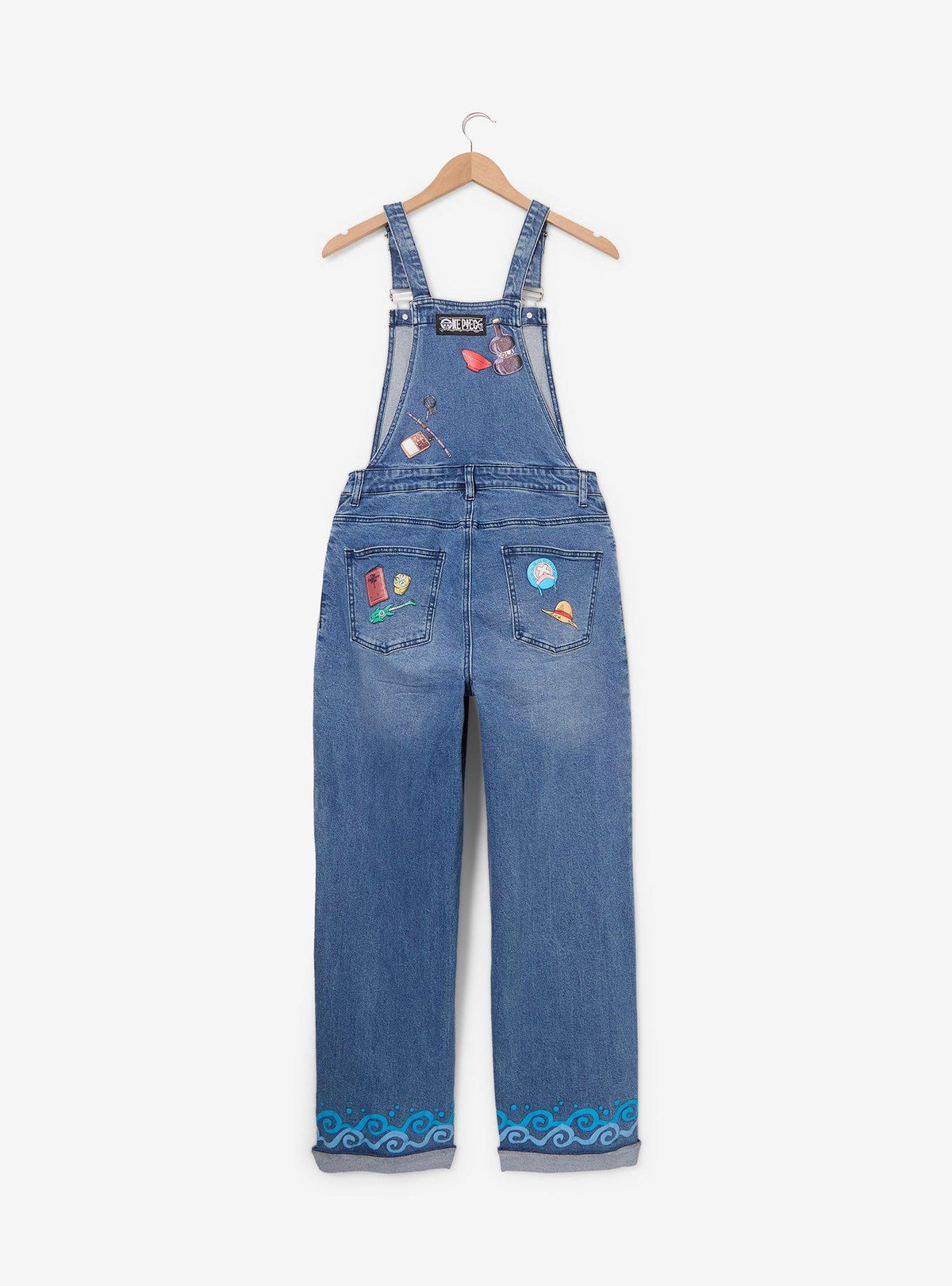 Jardinera de mezclilla One Piece para mujer