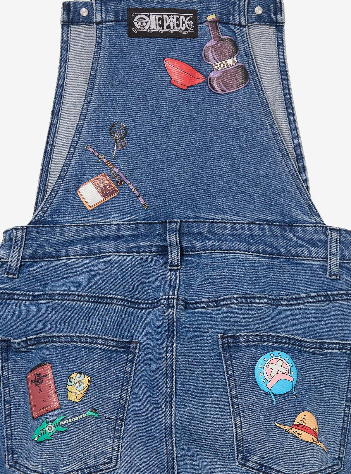 Jardinera de mezclilla One Piece para mujer