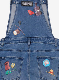Jardinera de mezclilla One Piece para mujer