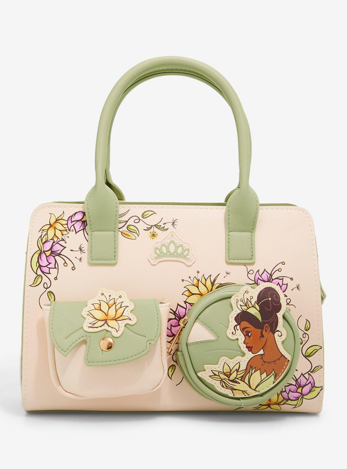 Cartera floral de Tiana - La princesa y el sapo