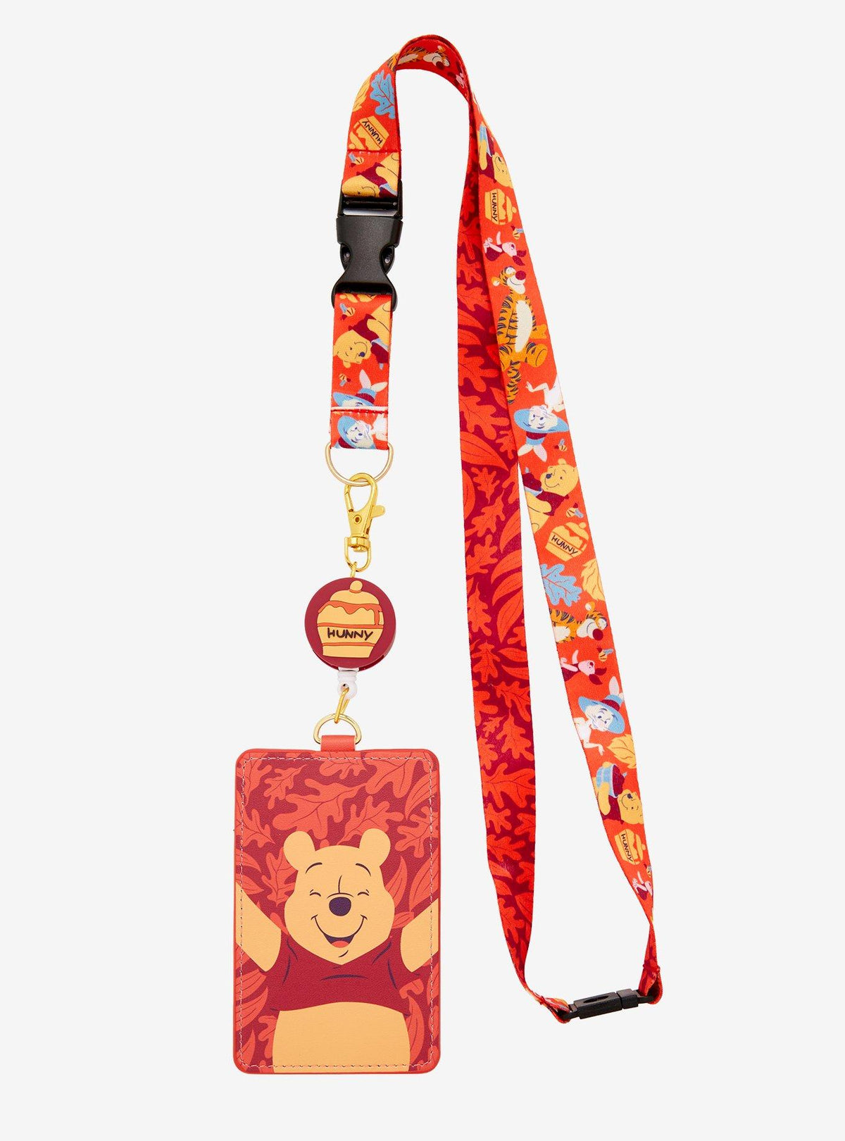Cinta porta credencial retráctil de Winnie the Pooh