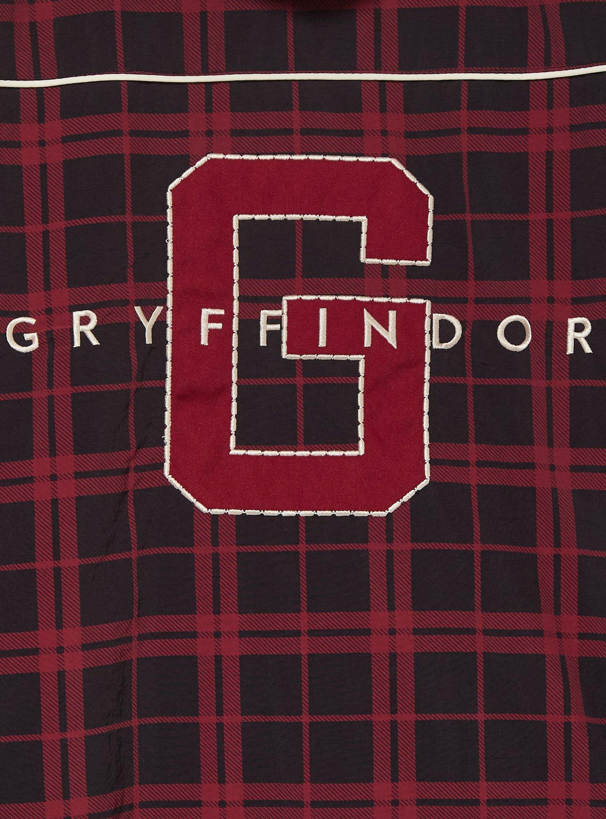 Chaqueta cortaviento a cuadros de Gryffindor
