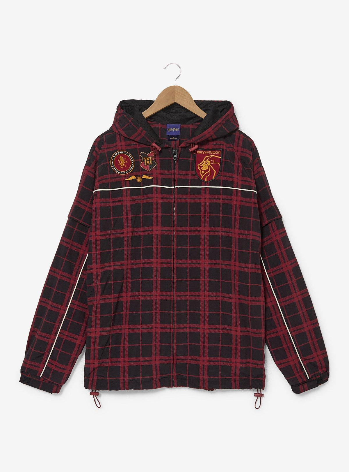Chaqueta cortaviento a cuadros de Gryffindor