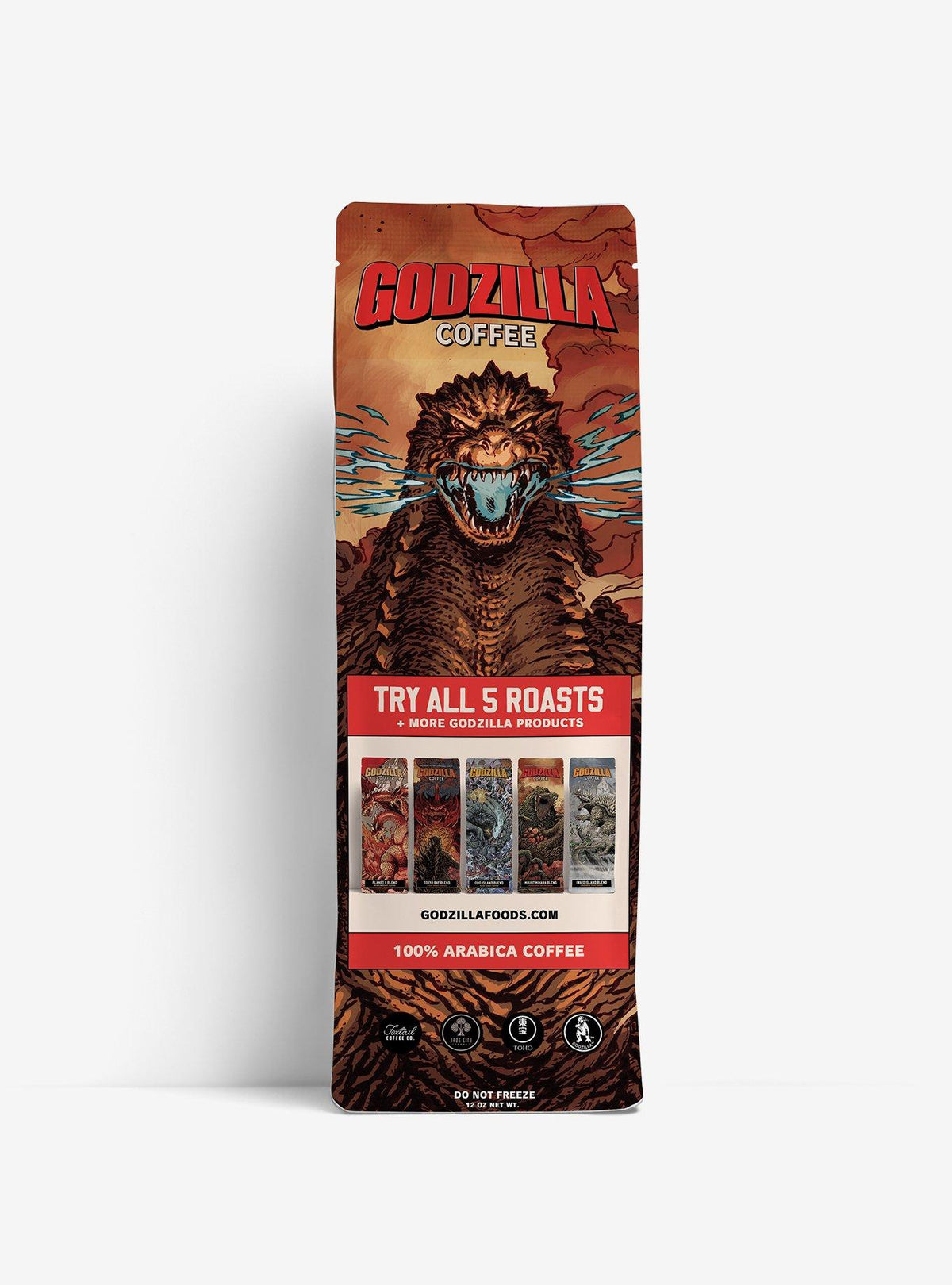 Café tostado oscuro Godzilla Odo Island Blend