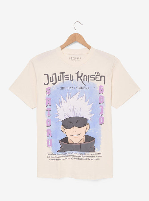 Polera informativa de Satoru Gojo de Jujutsu Kaisen