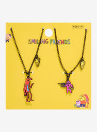 Set de collares Alan y Bliblies de Smiling Friends