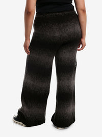Pantalón de punto degradado Social Collision talla grande