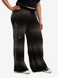 Pantalón de punto degradado Social Collision talla grande