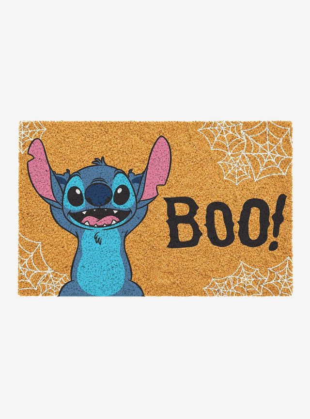 Felpudo Stitch Boo con telarañas